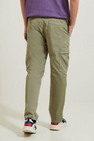 Pantalon cargo loose - Vert clair