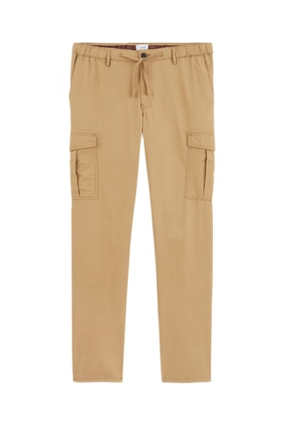 Pantalon cargo straight - Beige