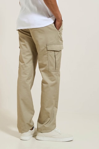 Pantalon cargo straight - Kaki