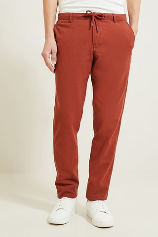 Pantalon slim - Orange