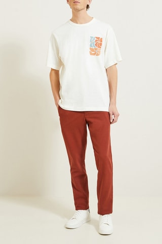 Pantalon slim - Orange