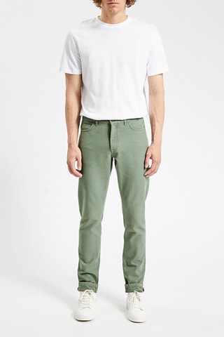 Pantalon slim - Vert