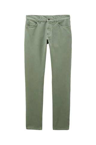 Pantalon slim - Vert