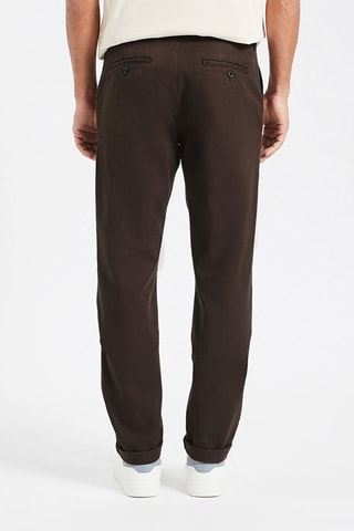 Pantalon slim - Marron