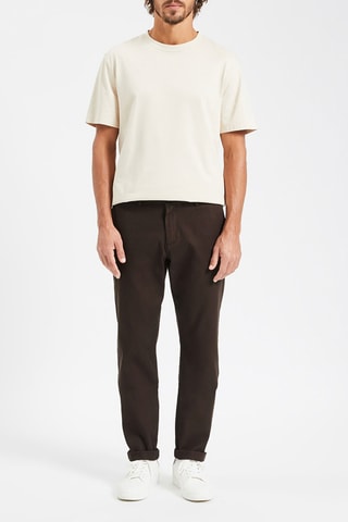 Pantalon slim - Marron