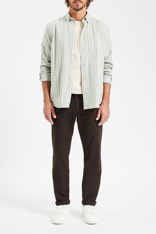 Pantalon slim - Marron