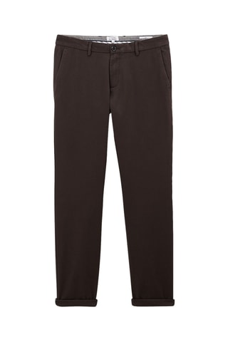 Pantalon slim - Marron