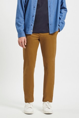 Pantalon slim - Moutarde - Longueur 34