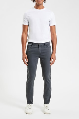 Pantalon slim - Gris foncé