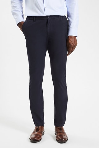 Pantalon slim - Bleu marine