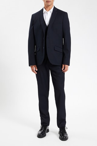 Pantalon slim - Bleu marine