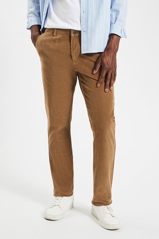 Pantalon slim - Marron