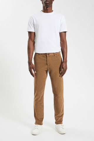 Pantalon slim - Marron
