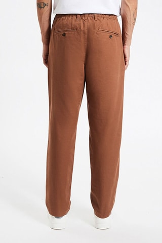Pantalon regular - Marron