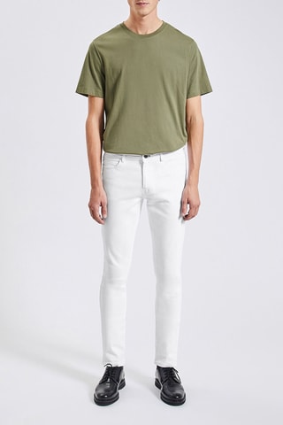 Pantalon slim - Blanc