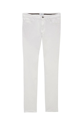 Pantalon slim - Blanc