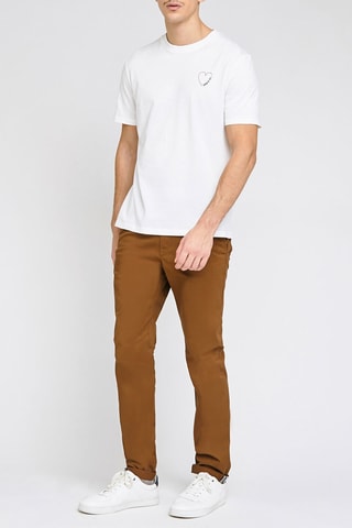 Chino slim - Marron clair - Longueur 30