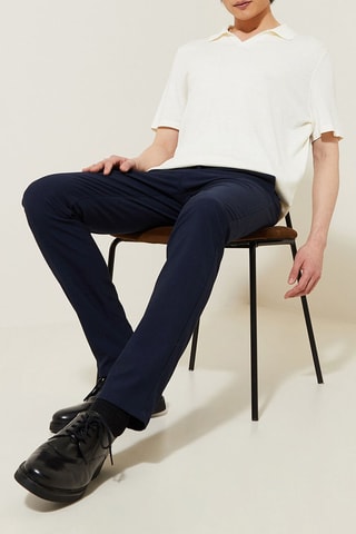 Pantalon slim - Bleu marine