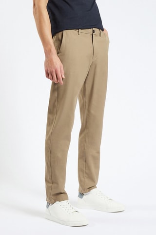 Pantalon chino slim - Beige