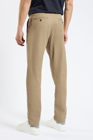 Pantalon chino slim - Beige