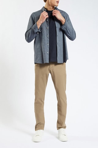 Pantalon chino slim - Beige
