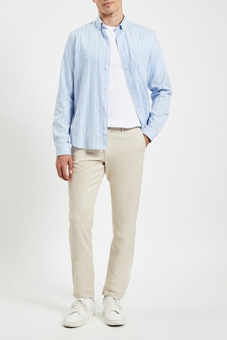 Pantalon chino slim - Gris clair