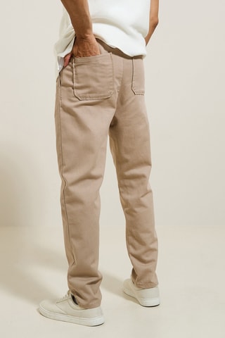 Pantalon jogger loose - Beige