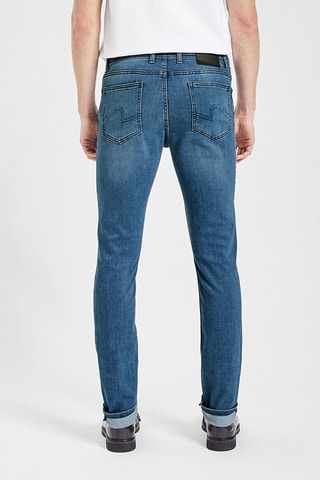 Jean slim - Bleu marine  - Longueur 34