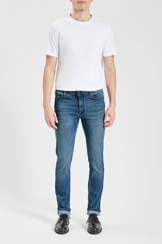 Jean slim - Bleu marine  - Longueur 34