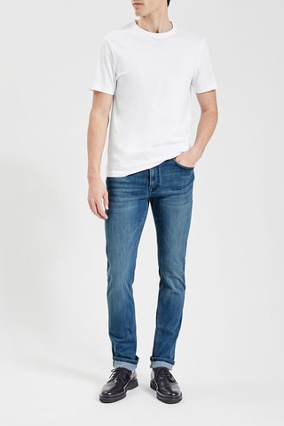 Jean slim - Bleu marine  - Longueur 34