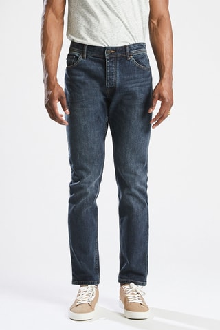 Jean straight - Bleu - Longueur 32