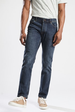 Jean straight - Bleu - Longueur 32