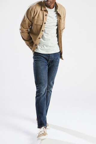 Jean straight - Bleu - Longueur 32