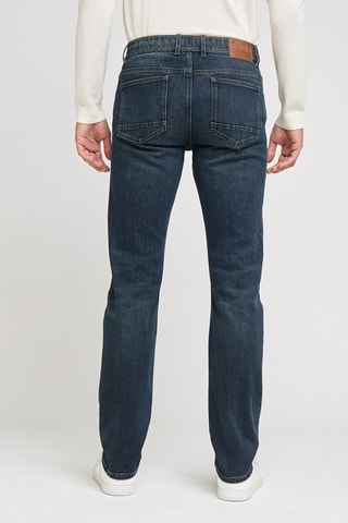 Jean straight - Bleu - Longueur 34