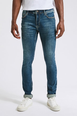 Jean skinny - Bleu - Longueur 32