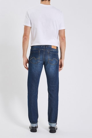 Jean straight - Bleu - Longueur 34