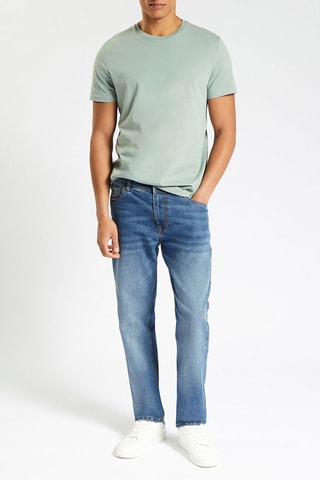 Jean regular - Bleu - Longueur 34