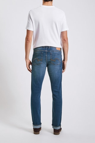 Jean straight - Bleu - Longueur 34
