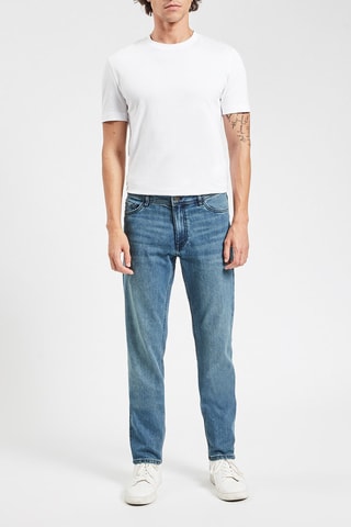 Jean straight - Bleu - Longueur 34