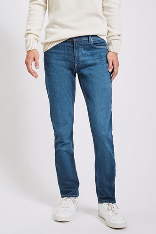 Jean straight - Bleu - Longueur 34