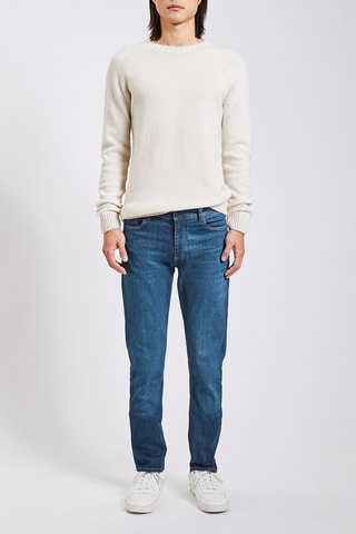 Jean straight - Bleu - Longueur 34
