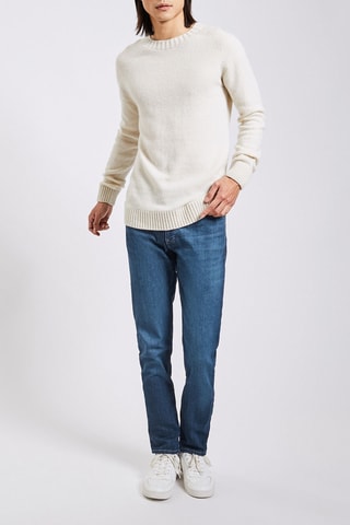 Jean straight - Bleu - Longueur 34