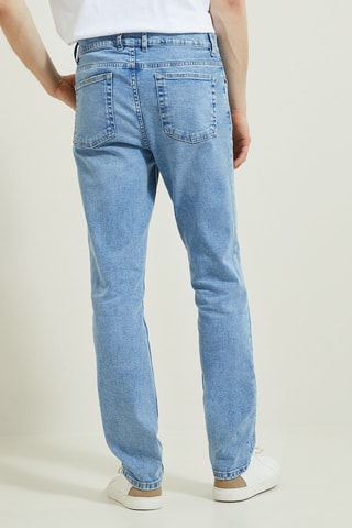 Jean straight - Bleu - Longueur 34
