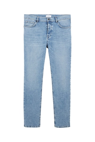 Jean straight - Bleu - Longueur 34