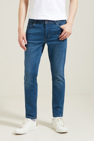 Jean slim - Bleu - Longueur 34