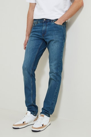 Jean slim - Bleu - Longueur 34