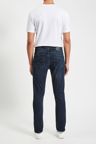Jean straight - Bleu - Longueur 34