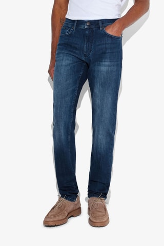 Jean straight - Bleu - Longueur 34