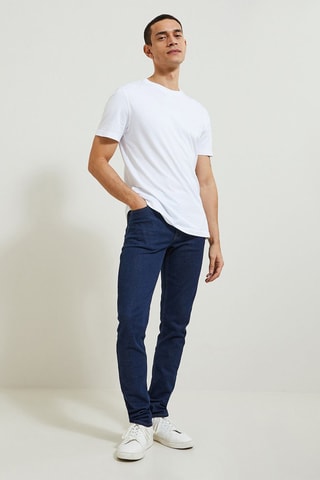 Jean slim - Bleu - Longueur 34