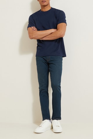Jean slim - Bleu - Longueur 34